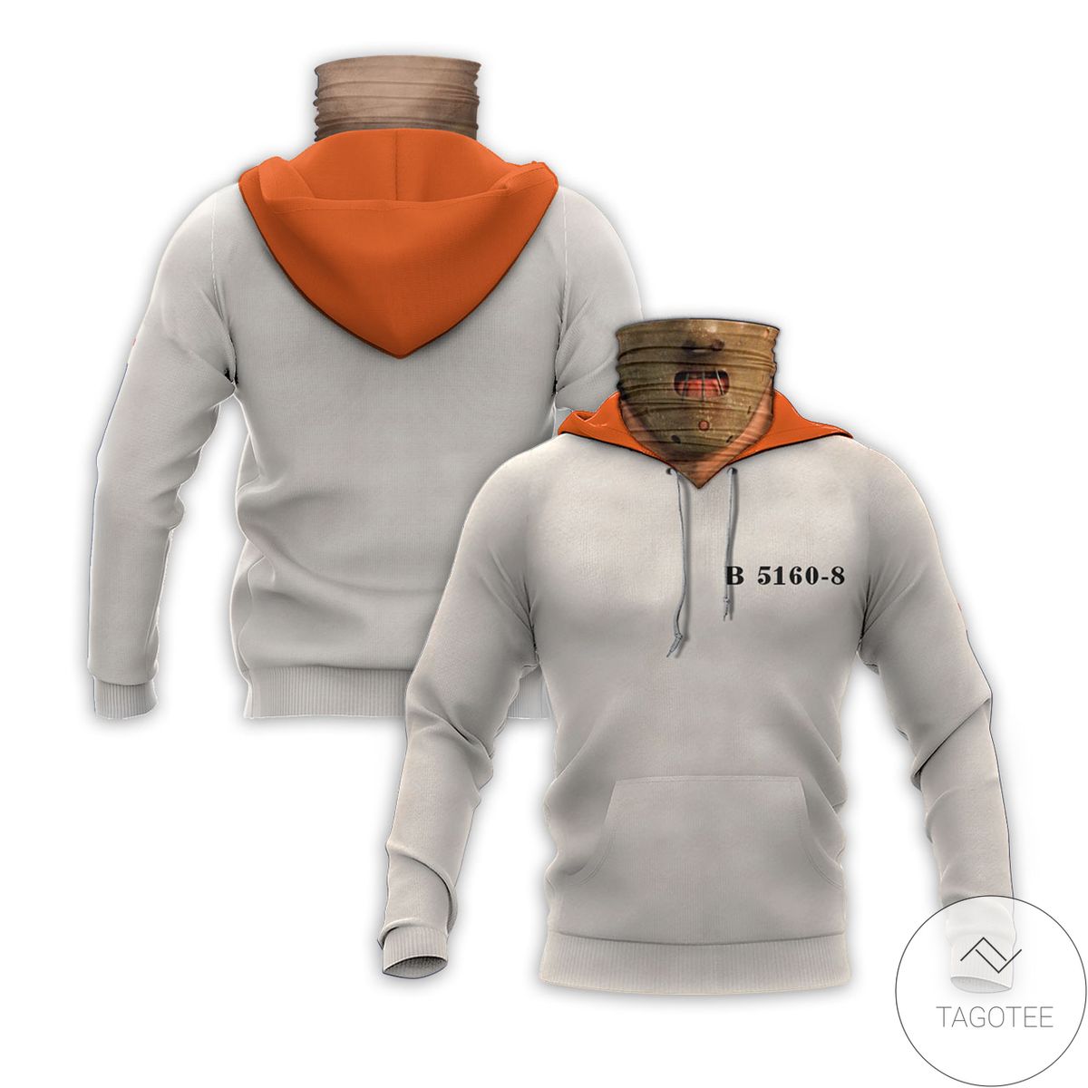 Hannibal Lecter Halloween Mask Hoodie Hannibal Lecter Halloween Mask Hoodie