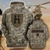 Harvard Crimson 3D Camo Veteran Hoodie