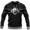 Hati And Skoll Valknut Shield 3D Hoodie And Shirt