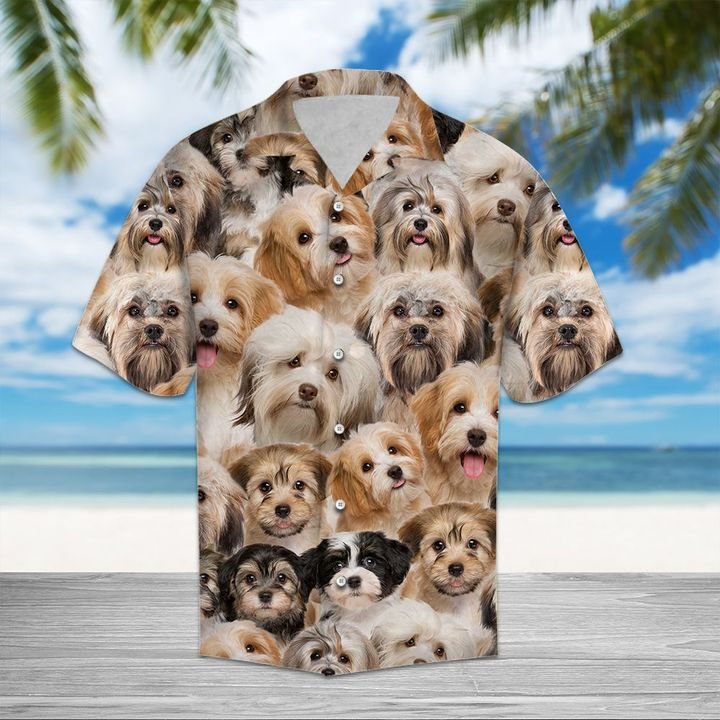 Havanese Hawaiian Shirt Summer Button Up Havanese Hawaiian Shirt Summer Button Up