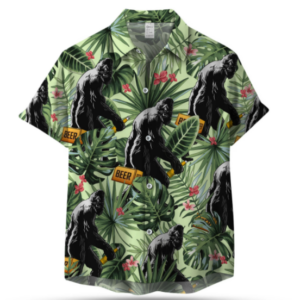 Have Beer With Bigfoot Hawaiian Shirt