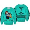 Healthcare Worker Nurse Not Today 3D All Over Printed Hoodie
