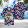 Hedgehogs Flower Hawaiian Shirt Summer Button Up