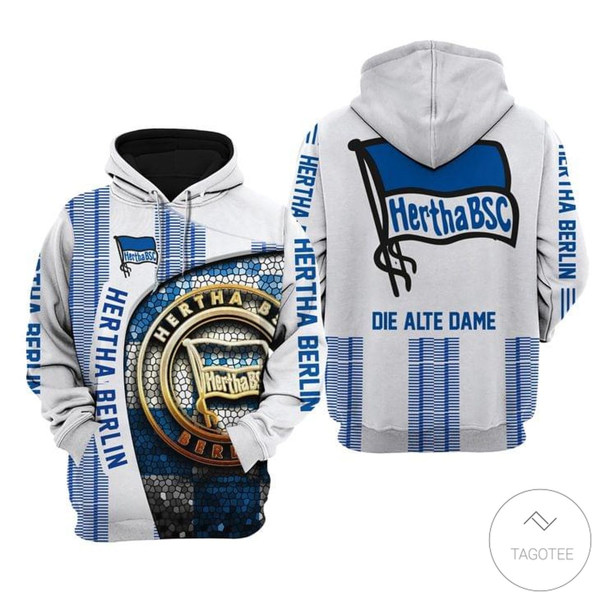 Hertha Berlin Logo Hoodie Hertha Berlin Logo Hoodie