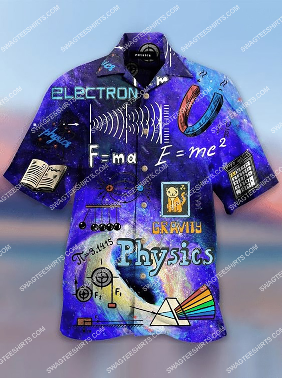 Hippie Galaxy Gravity Physics All Over Printed Hawaiian Shirt Hippie Galaxy Gravity Physics All Over Printed Hawaiian Shirt