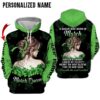 Hippie Girl A Queen Was Born In March Custom Name 3D Hoodie