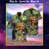 Hippie Man And Mushroom Full Printing Hawaiian Shirt