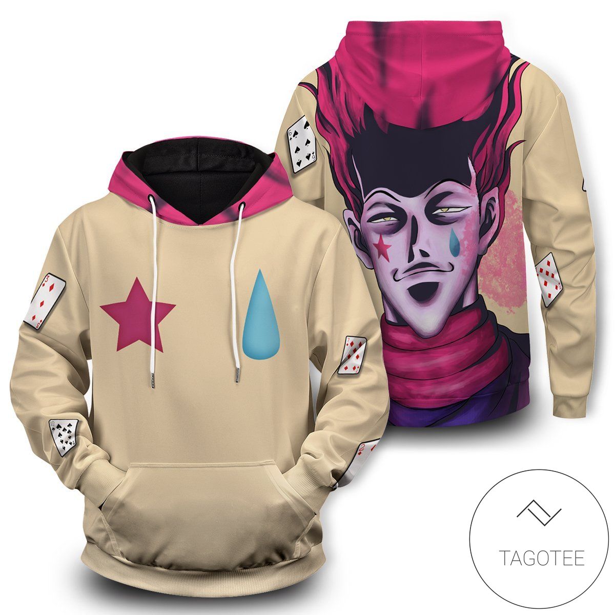 Hisoka Pullover Hoodie- Tagotee Hisoka Pullover Hoodie- Tagotee