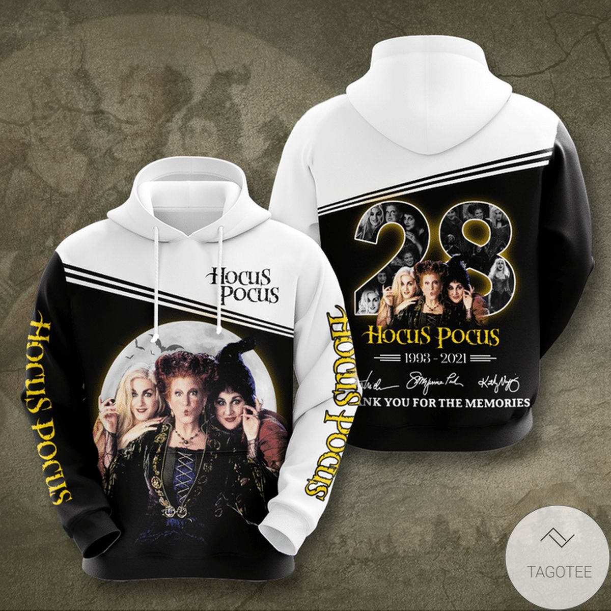 Hocus Pocus 28 Years Anniversary Hoodie Hocus Pocus 28 Years Anniversary Hoodie