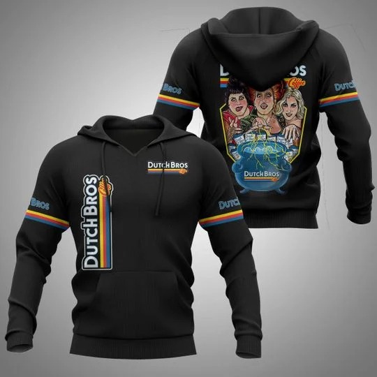 Hocus Pocus Dutch Bros 3D Hoodie Hocus Pocus Dutch Bros 3D Hoodie