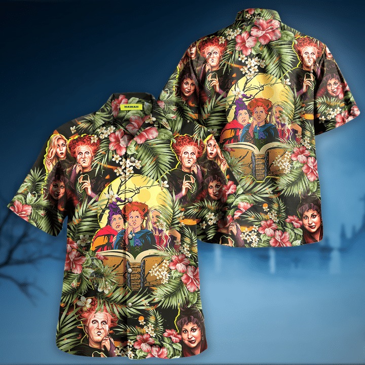 Hocus Pocus Halloween Hawaiian Shirt Hocus Pocus Halloween Hawaiian Shirt