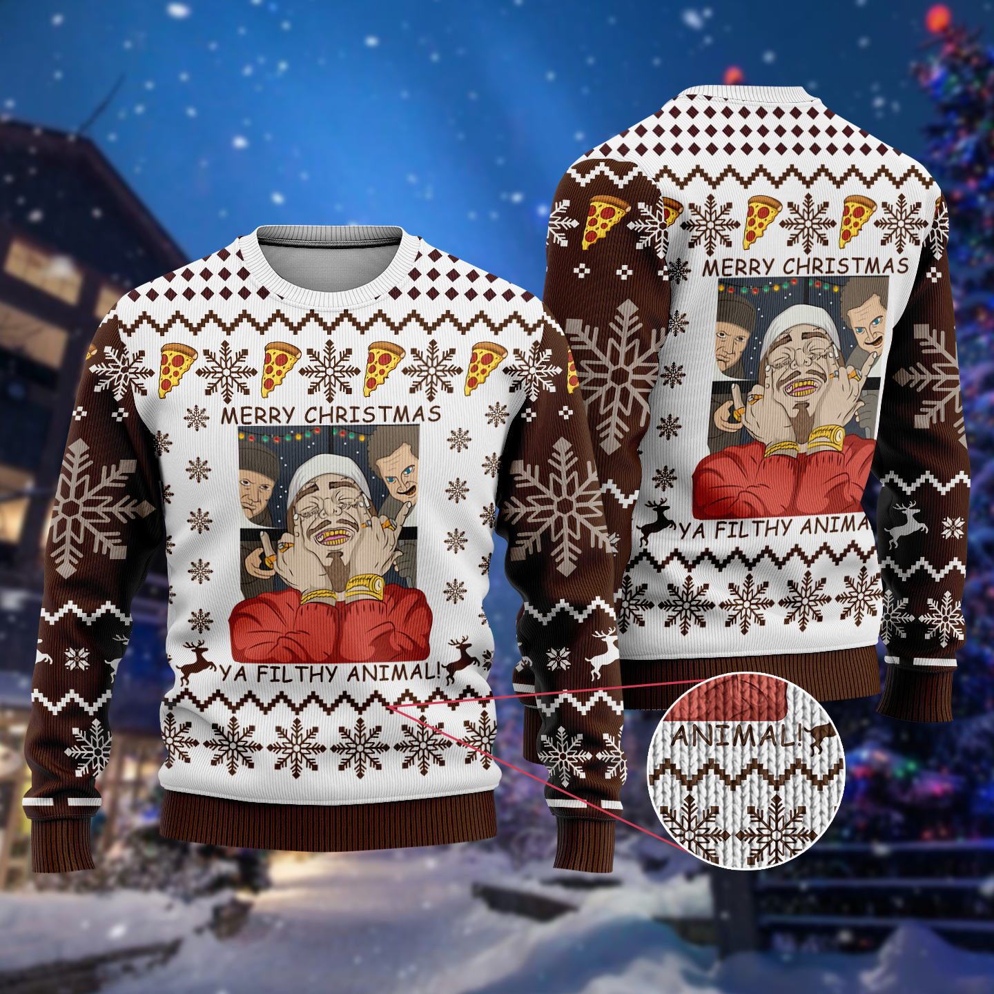 Home Alone Merry Christmas Ya Filthy Animal 3D Shirt Home Alone Merry Christmas Ya Filthy Animal 3D Shirt