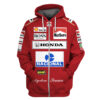 Honda Marlboro Nacional 3D Zip Hoodie