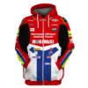 Honda Moriwaki Althea Honda Team Hrc 3D Zip Hoodie