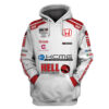 Honda Racing Kcmg Racing 3D Full Printing Hoodie
