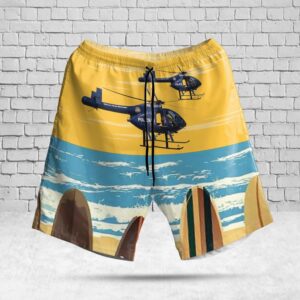 Honolulu Police Department Helicopter Hawaiian Shirt