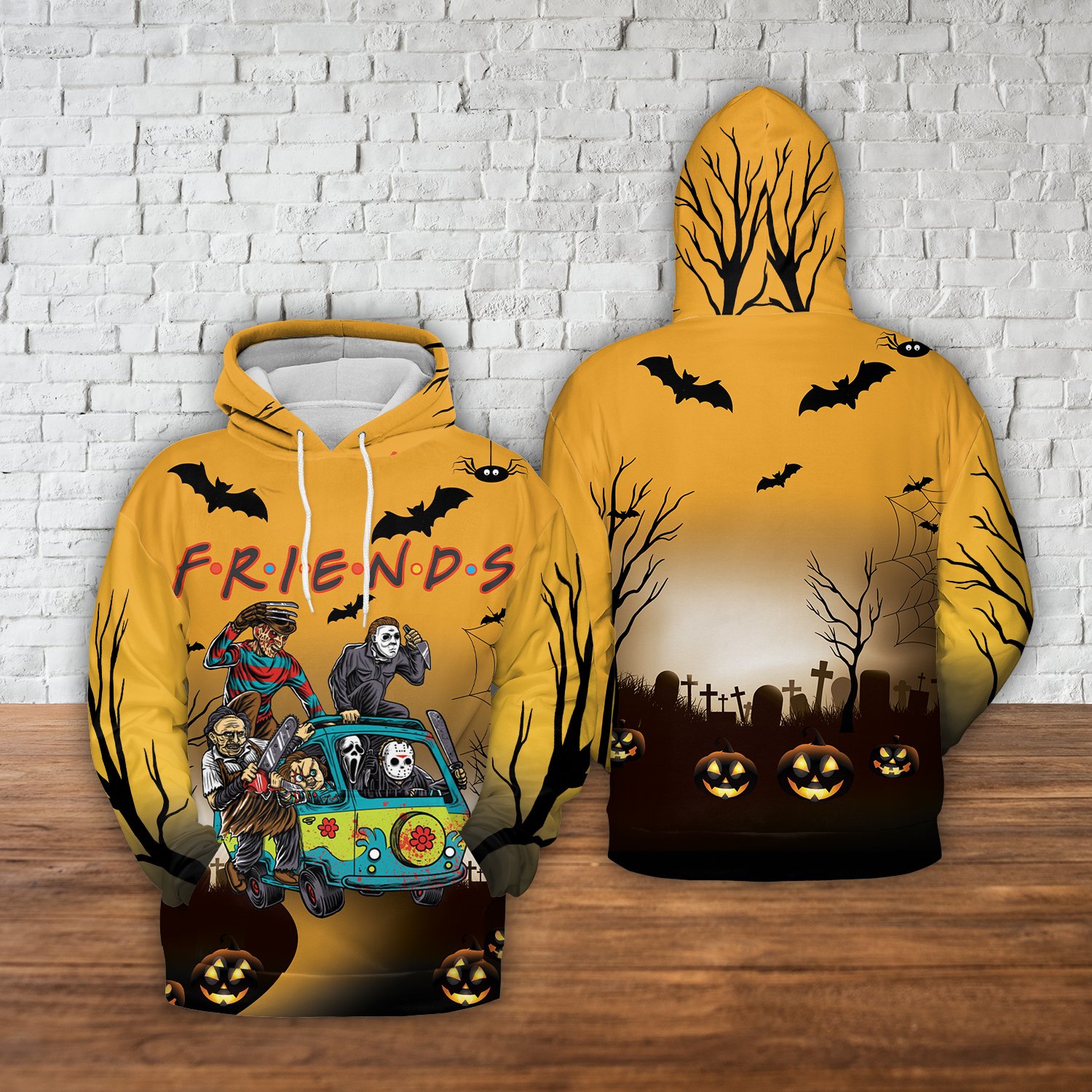 Horror Friends Show 3D Hoodie Horror Friends Show 3D Hoodie