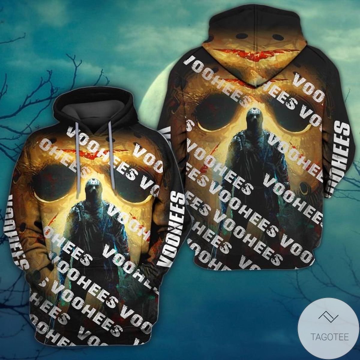Horror Jason Voorhees Over Printed 3D Hoodie Horror Jason Voorhees Over Printed 3D Hoodie