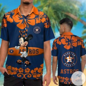 Houston Astros Minnie Mouse Hawaiian Shirt