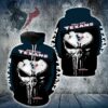 Houston Taxans Nfl Punisher Skull 3D Hoodie