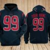 Houston Texans Custom Name Hoodie