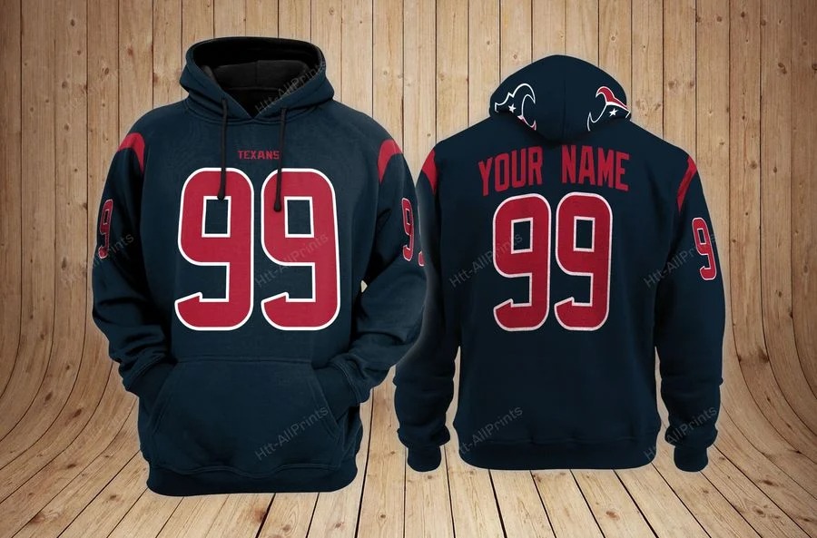 Houston Texans Custom Name Hoodie Houston Texans Custom Name Hoodie