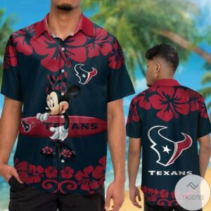 Houston Texans & Minnie Mouse Hawaiian Shirt