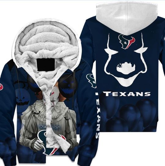 Houston Texans Pennywise The Dancing Clown It Halloween 3D All Over Print Hoodie Houston Texans Pennywise The Dancing Clown It Halloween 3D All Over Print Hoodie