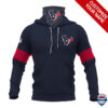 Houston Texans Ver 01 Personalized 3D Mask Hoodie