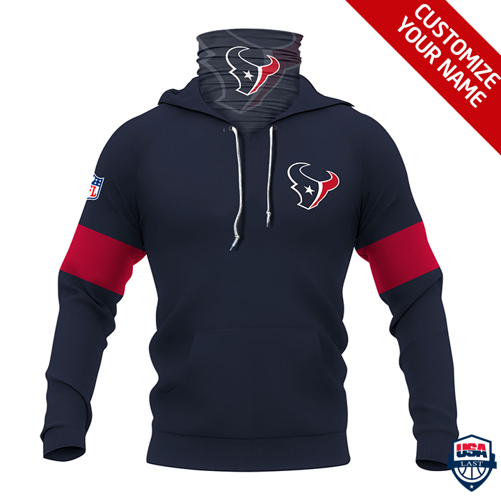 Houston Texans Ver 01 Personalized 3D Mask Hoodie Houston Texans Ver 01 Personalized 3D Mask Hoodie