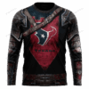 Houston Texans Warrior Customized Hoodie Jersey