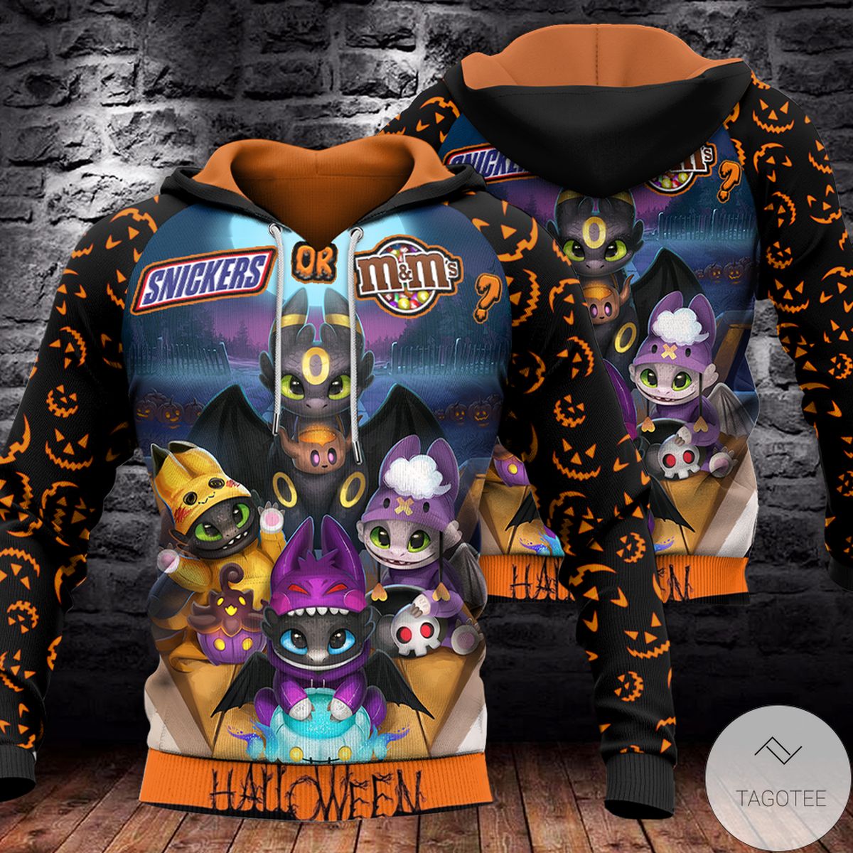 How To Train Your Dragon And Candies Halloween 3D Hoodie How To Train Your Dragon And Candies Halloween 3D Hoodie
