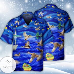 Hunting Duck Lover Amazing Christmas Hawaiian Shirt- Tagotee
