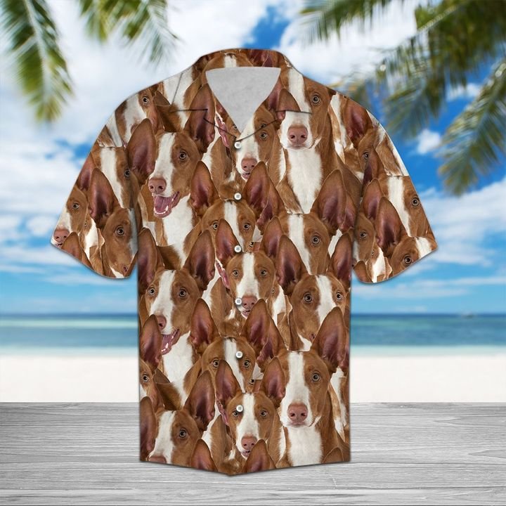 Ibizan Hound Hawaiian Shirt Summer Button Up Ibizan Hound Hawaiian Shirt Summer Button Up