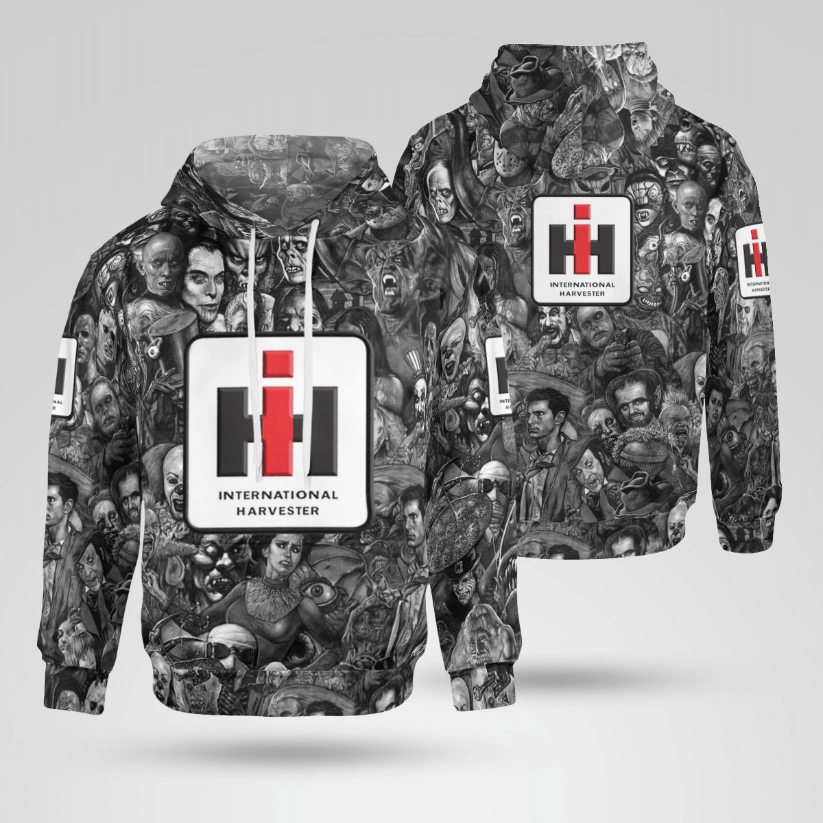 Ih Harvester Horror Killer 3D Hoodie Ih Harvester Horror Killer 3D Hoodie