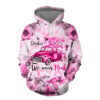 In October We Wear Pink Car Are Breast Cancer Awareness 3D Hoodie