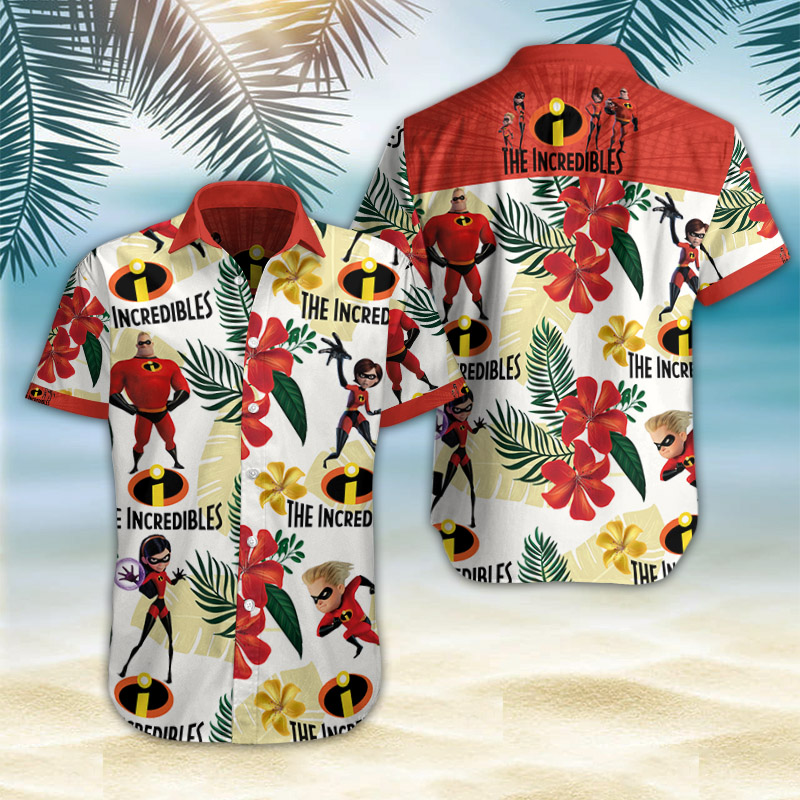 Incredibles Hawaiian Shirt Summer Button Up Incredibles Hawaiian Shirt Summer Button Up