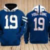 Indianapolis Colts Custom Name Hoodie