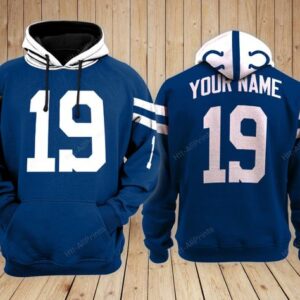 Indianapolis Colts Custom Name Hoodie