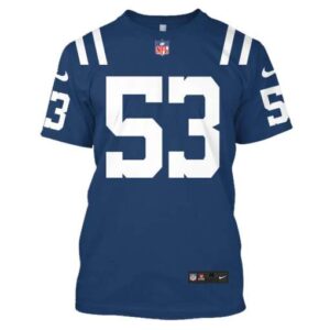 Indianapolis Colts Darius Leonard 53 Nfl 3D Shirt