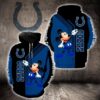 Indianapolis Colts Mickey Mouse 3D Hoodie