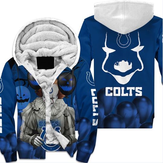 Indianapolis Colts Pennywise The Dancing Clown It Halloween 3D All Over Print Hoodie Indianapolis Colts Pennywise The Dancing Clown It Halloween 3D All Over Print Hoodie