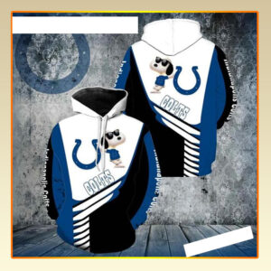 Indianpolis Colts Snoopy 3D Hoodie