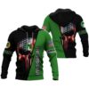 Irish Skull Usa The Irishman 3D All Over Print Hoodie
