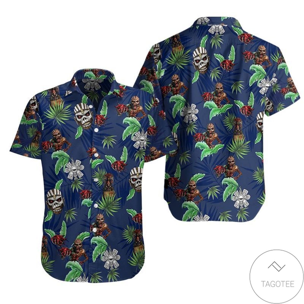 Iron Maiden Band Hawaiian Shirt Iron Maiden Band Hawaiian Shirt