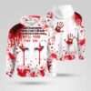 It Pennywise Halloween Blood Stains Are Red Ultraviolet Lights Are Blue 3D Hoodie