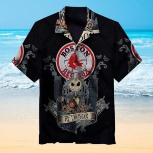 Jack Skellington Boston Red Sox Hawaiian Shirt