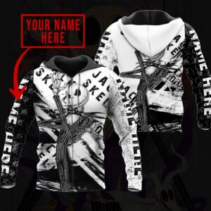 Jack Skellington The Nightmare Before Christmas Custom Name 3D Shirt Hoodie