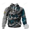 Jacksonville Jaguars Skull Jersey 3D Hoodie