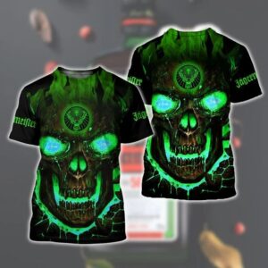 Jagermeister Punisher Skull 3D Shirt